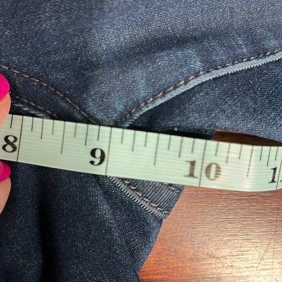 Kut Womens Jeans 6 Dark Wash Mia Toothpick Skinny Zip/Button Fly Raw Hem Trendy - Picture 12 of 14